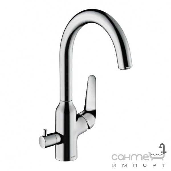 Змішувач для кухні з клапаном Hansgrohe Focus M42 71803000 хром від компанії Інтернет-гіпермаркет сантехніки та опалення сантехніка. od. ua - фото 1