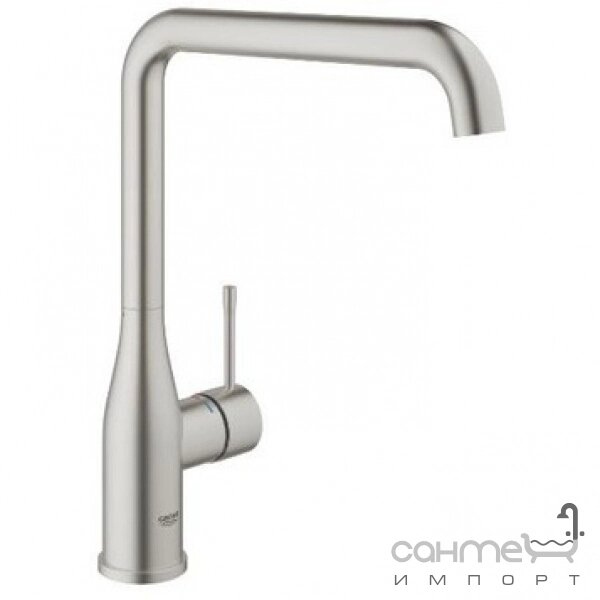 Змішувач для миття, L- вилив GROHE Essence New 30269DC0 Супер Сталь від компанії Інтернет-гіпермаркет сантехніки та опалення сантехніка. od. ua - фото 1