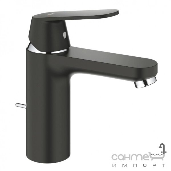 Змішувач для раковини Grohe Eurosmart Cosmopolitan M 23325KW0 чорний / хром від компанії Інтернет-гіпермаркет сантехніки та опалення сантехніка. od. ua - фото 1