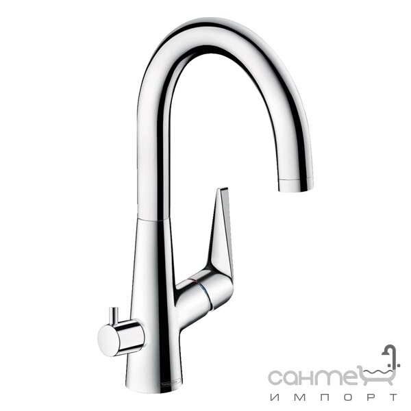 Змішувач кухонного кольору з запобіжним клапаном Hansgrohe Talis 72811000 Chrome від компанії Інтернет-гіпермаркет сантехніки та опалення сантехніка. od. ua - фото 1