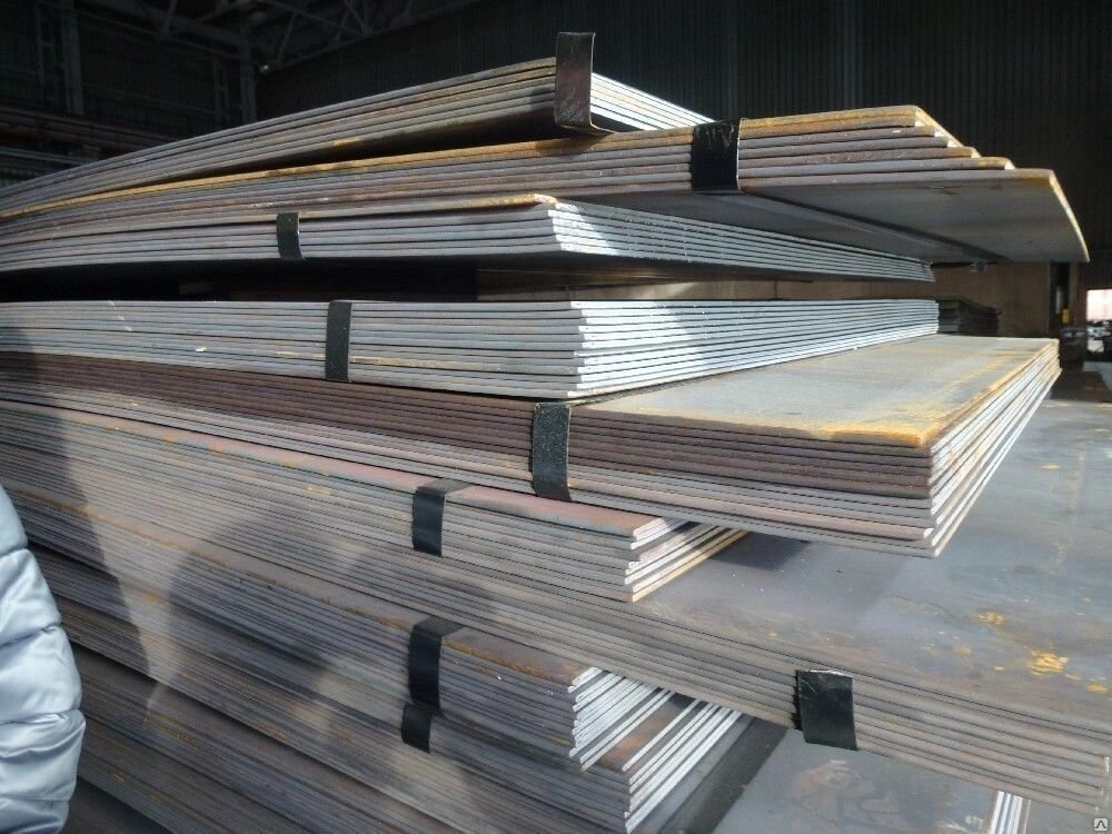 Лист сталевий гарячекатаний 6х1,5х6 сталь 3/20/45 / 40Х - характеристики
