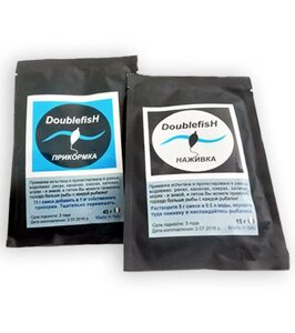 Приманка (15 г) + Прикормка (15 г) для риби Double Fish (Дабл Фіш)