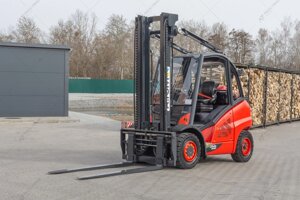 Газовий вилковий навантажувач Linde H40T-02 2019 р. 55 кВт. 4291 м/г. 4203