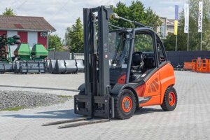 Газовий вилковий навантажувач Linde H45T-02 2014 р. 55 кВт, 3334.8 м/г. 4204