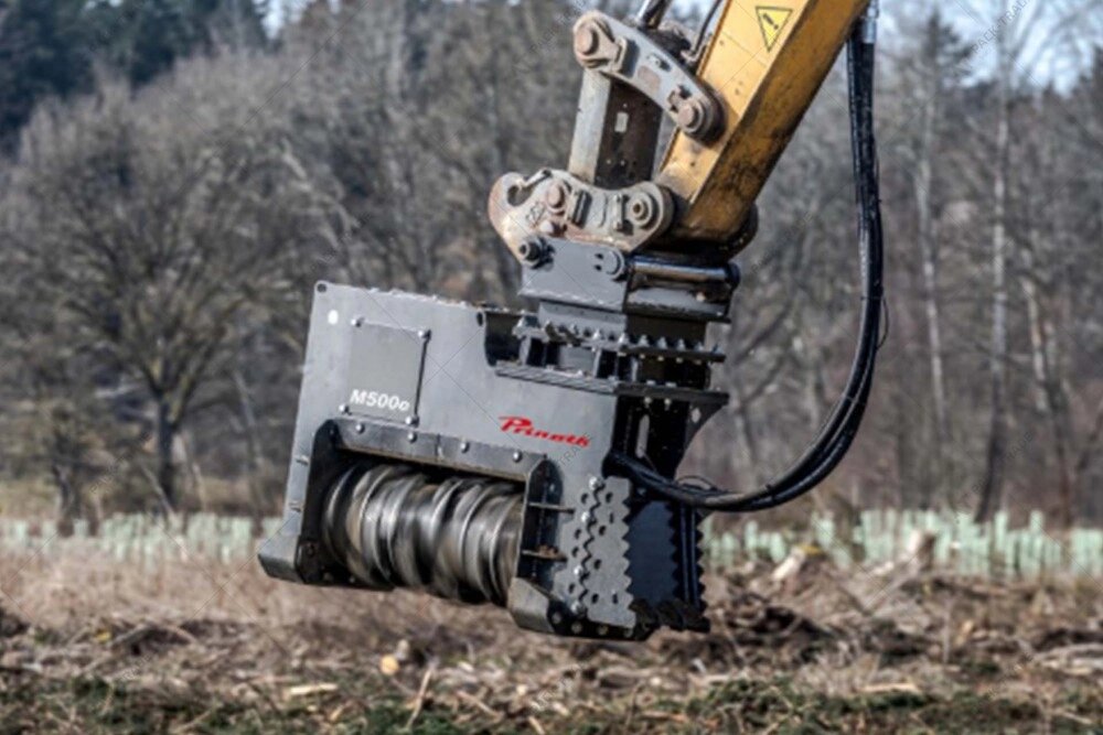 Мульчер для екскаватора Prinoth M500e, 1100 мм, 230 к. с. від компанії Пак Трейд - фото 1