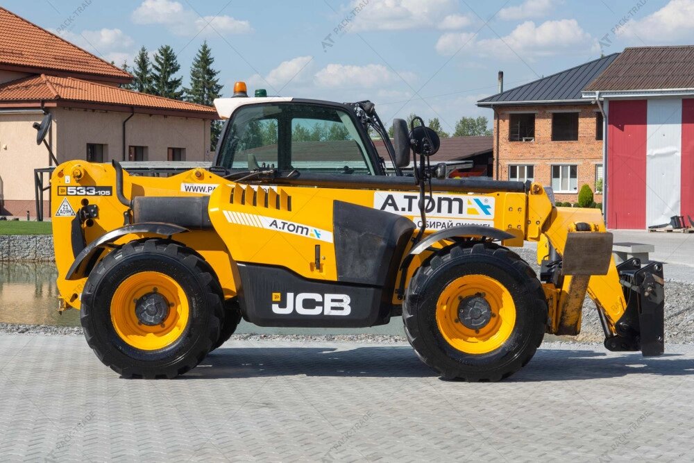 Телескопічний навантажувач JCB 533-105 2016 р. 55 кВт. 6611 м/г., №4345 від компанії Пак Трейд - фото 1