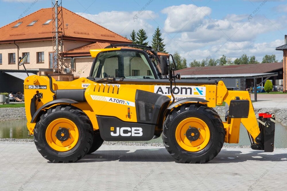 Телескопічний навантажувач JCB 533-105 2018 р. 55 кВт. 7631 м/г., №4337 B від компанії Пак Трейд - фото 1