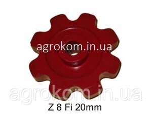 Зірочка транспортера 414308M1 Massey Ferguson, z-8, d-20