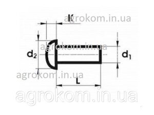 Заклепка сталева 10-30 – Картоплекопалка Z609 – 10*30