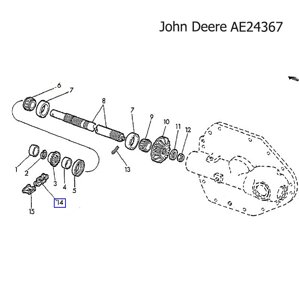 Ланцюг роликовий John Deere AE24367