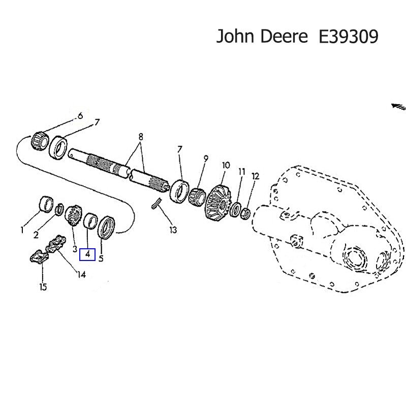 Втулка зірочки John Deere E39309 від компанії VIPzapchasti - фото 1