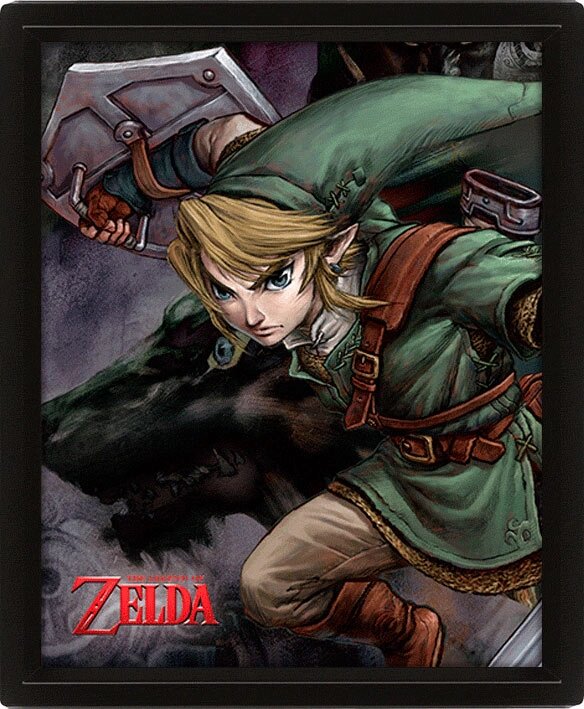 3D Постер The Legend Of Zelda (Twilight Princess) 25,4 x 20,3 см від компанії Shock km ua - фото 1