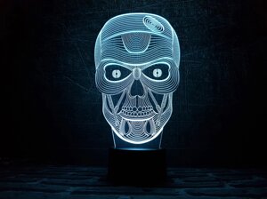 3D-світильник "череп" 3dtoyslamp