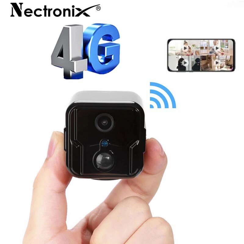 4G міні камера відеоспостереження Nectronix T9, Full HD 1080P, датчик руху, акумулятор 2600 мАч від компанії Shock km ua - фото 1