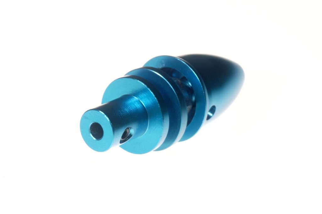 Адаптер пропелера Haoye 01208 вал 3.17 мм гвинт 6.35 мм (гужон, синій) від компанії Shock km ua - фото 1