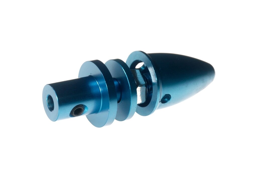 Адаптер пропелера Haoye 01209 вал 4.0 мм гвинт 6.35 мм (гужон, синій) від компанії Shock km ua - фото 1