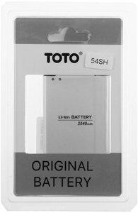 Аккумулятор TOTO BL-54SH for LG 2200/2540 mah