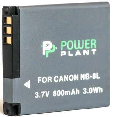 Акумулятор PowerPlant Canon NB-8L 800mAh від компанії Shock km ua - фото 1