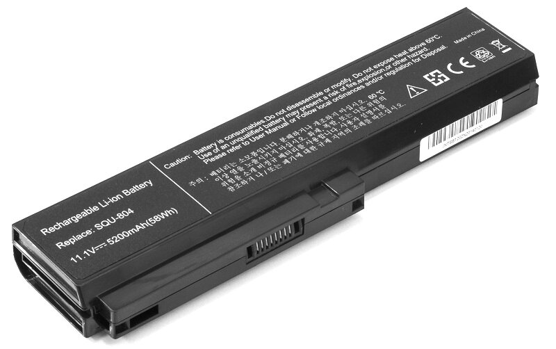 Акумулятор PowerPlant для ноутбуків CASPER TW8 Series (SQU-804, UN8040LH) 11.1V 5200mAh від компанії Shock km ua - фото 1