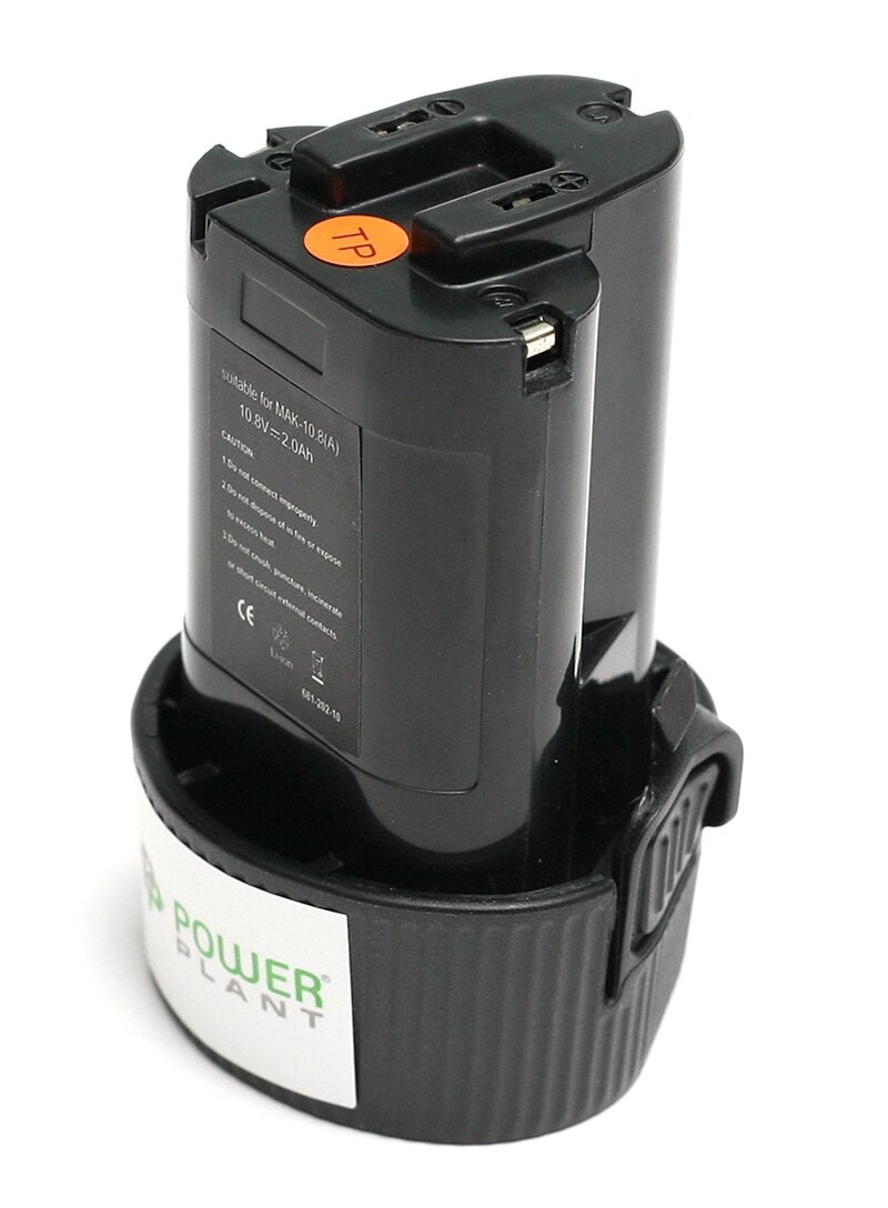 Акумулятор PowerPlant для шуруповертів та електроінструментів MAKITA GD-MAK-10.8 10.8V 2Ah Li-Ion від компанії Shock km ua - фото 1