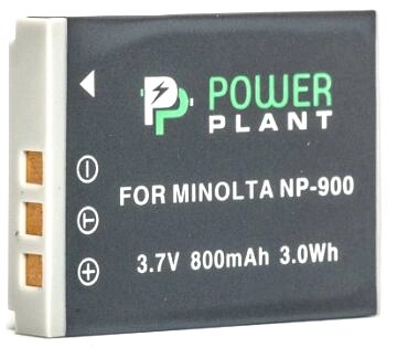 Акумулятор PowerPlant Minolta NP-900, Li-80B 800mAh від компанії Shock km ua - фото 1