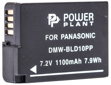 Акумулятор PowerPlant Panasonic DMW-BLD10PP 1100mAh від компанії Shock km ua - фото 1