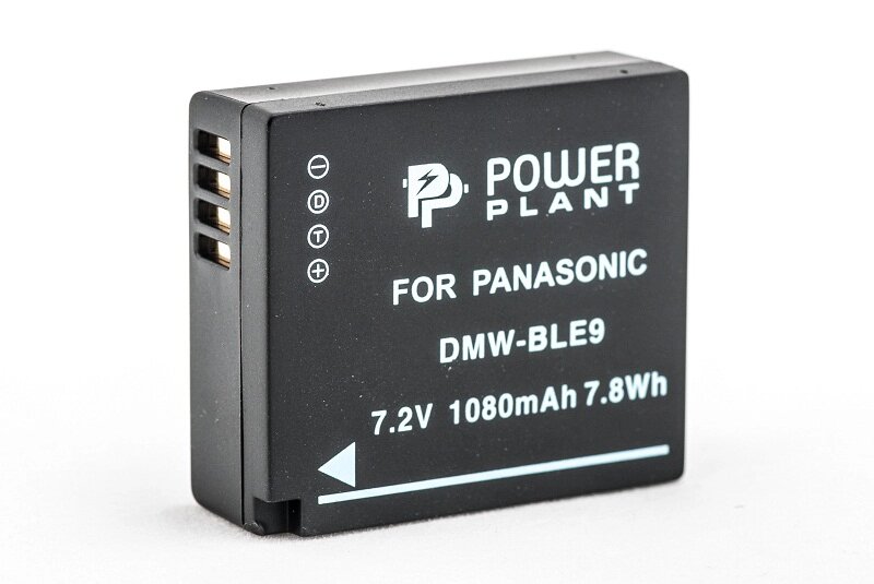 Акумулятор PowerPlant Panasonic DMW-BLE9 1080mAh від компанії Shock km ua - фото 1