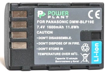 Акумулятор PowerPlant Panasonic DMW-BLF19 1600mAh від компанії Shock km ua - фото 1