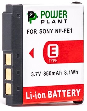 Акумулятор PowerPlant Sony NP-FE1 850mAh від компанії Shock km ua - фото 1