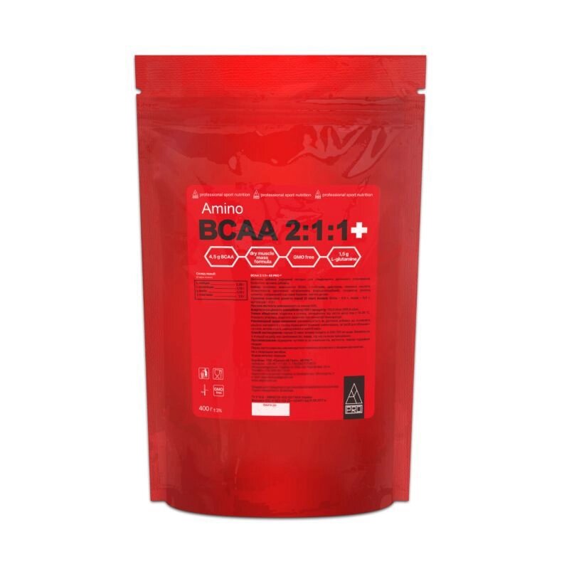 Амінокислота BCAA AB Pro ВСАА 2:1:1, 400 грам Апельсин від компанії Shock km ua - фото 1