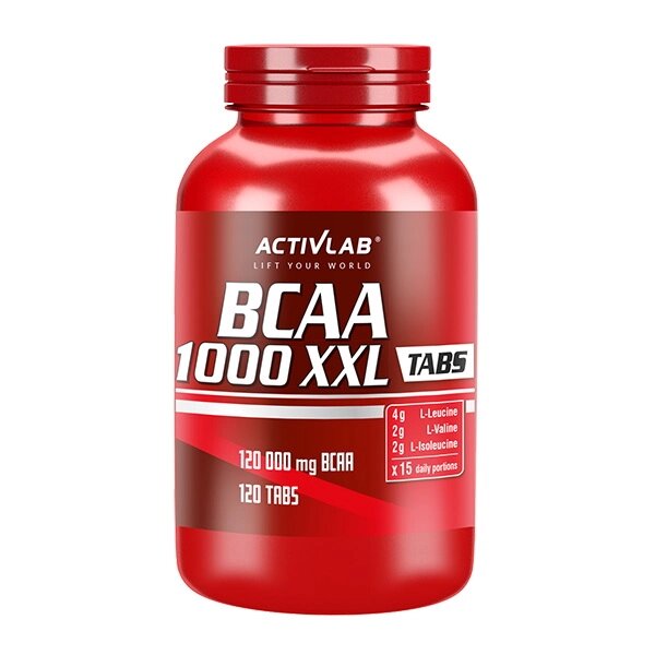 Амінокислота BCAA ActivLab BCAA 1000 XXL, 120 таблеток від компанії Shock km ua - фото 1