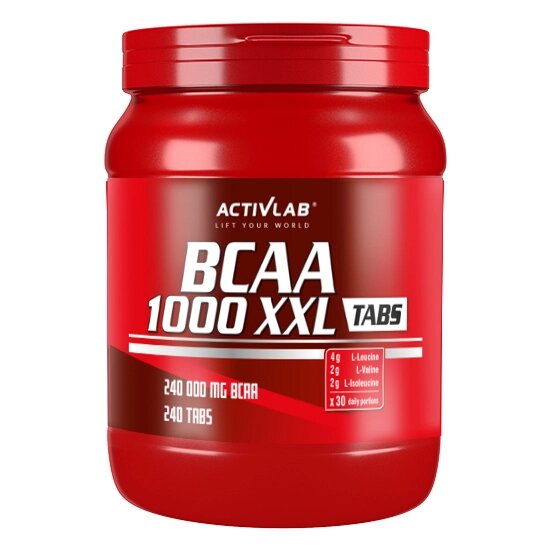 Амінокислота BCAA ActivLab BCAA 1000 XXL, 240 таблеток від компанії Shock km ua - фото 1