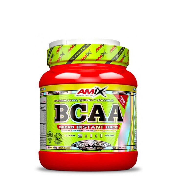 Амінокислота BCAA Amix Nutrition BCAA Micro Instant Juice, 400+100 грам Зелене яблуко від компанії Shock km ua - фото 1