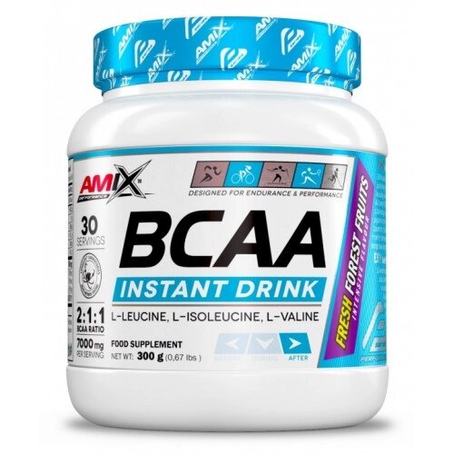 Амінокислота BCAA Amix Nutrition Performance BCAA Instant Drink, 300 грам Лісові фрукти від компанії Shock km ua - фото 1