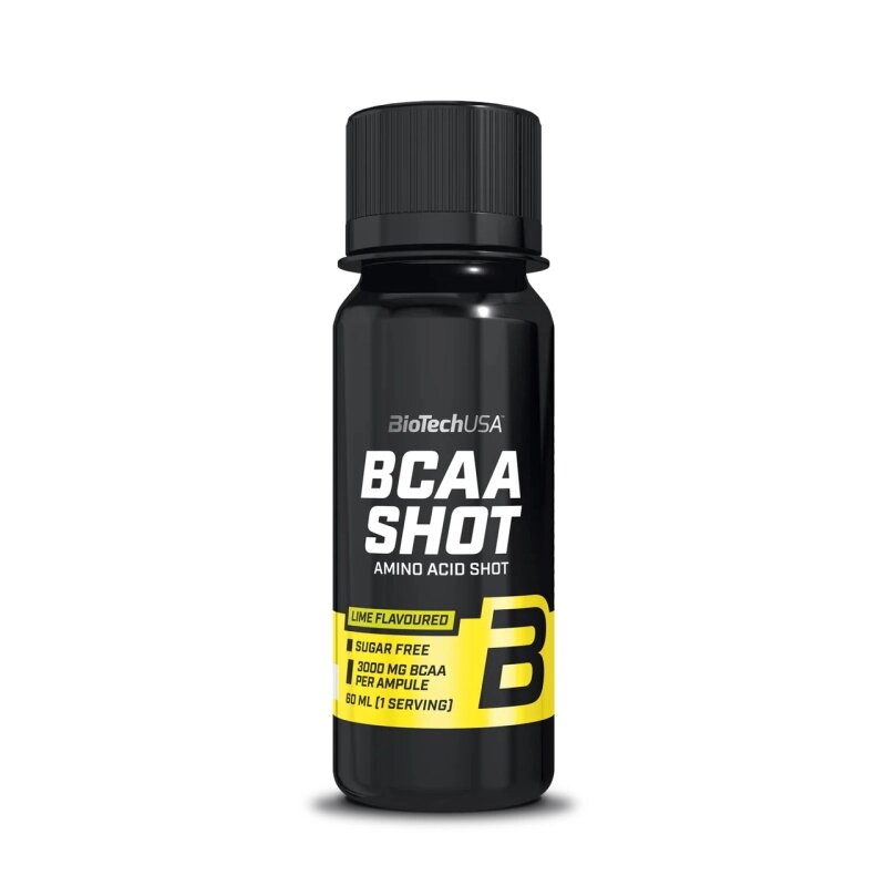 Амінокислота BCAA BioTech BCAA Shot, 60 мл - лайм від компанії Shock km ua - фото 1