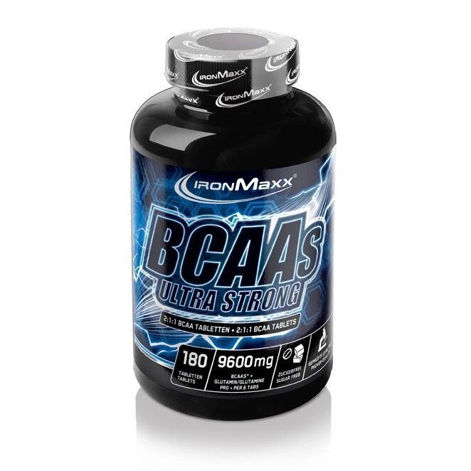Амінокислота BCAA IronMaxx BCAAs Ultra Strong 2:1:1, 180 таблеток від компанії Shock km ua - фото 1