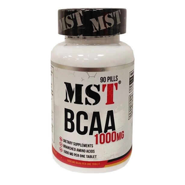 Амінокислота BCAA MST BCAA 1000, 90 таблеток від компанії Shock km ua - фото 1