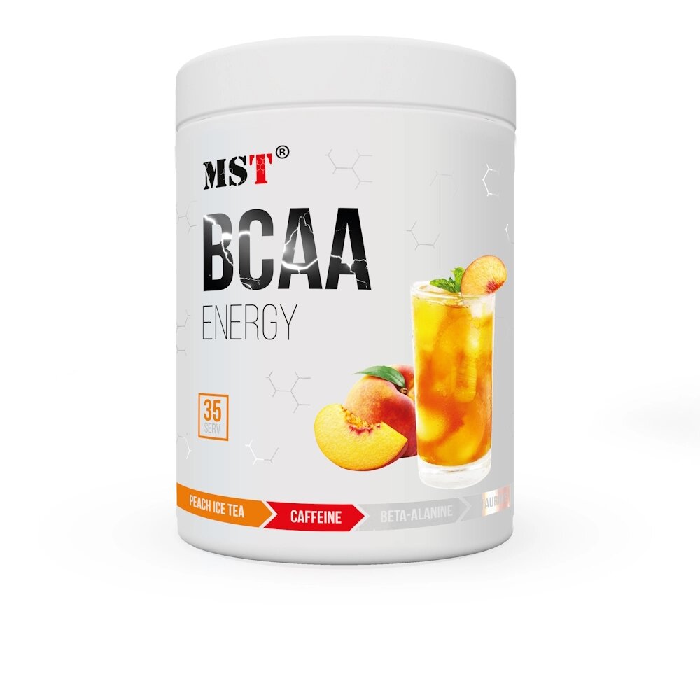 Амінокислота BCAA MST BCAA Energy, 315 грам Персиковий чай від компанії Shock km ua - фото 1