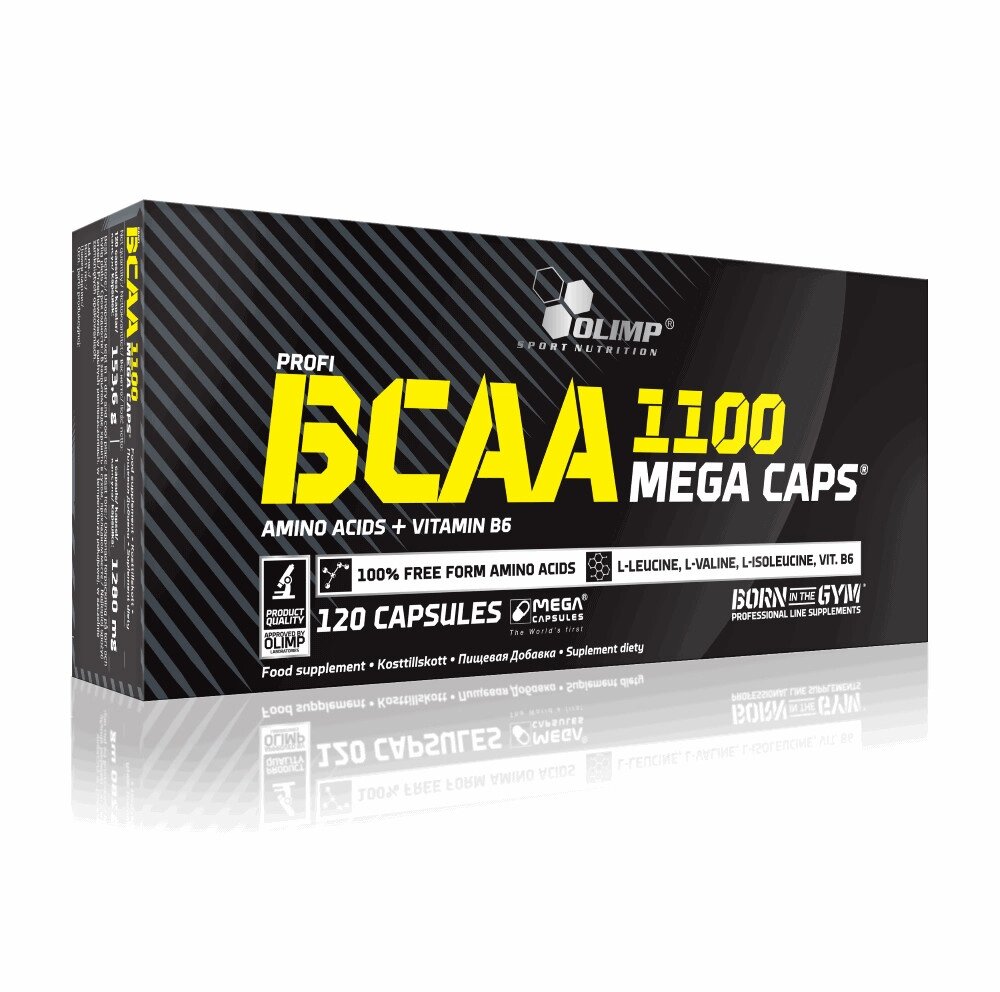 Амінокислота BCAA Olimp BCAA 1100 Mega Caps, 120 капсул від компанії Shock km ua - фото 1
