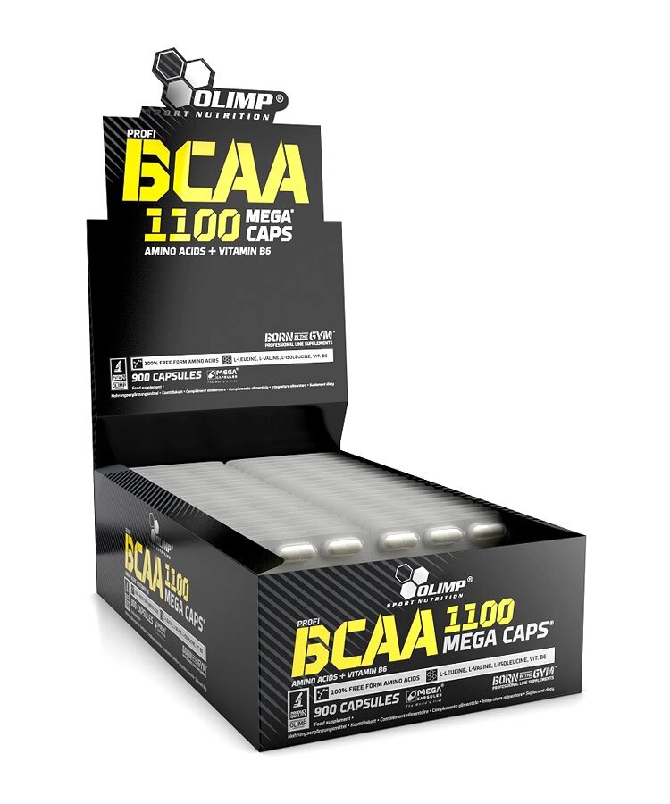 Амінокислота BCAA Olimp BCAA 1100 Mega Caps, 900 капсул від компанії Shock km ua - фото 1