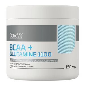 Амінокислота BCAA OstroVit BCAA + Glutamine, 150 капсул