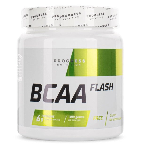 Амінокислота BCAA Progress Nutrition BCAA Flash, 300 грам Лимонний чай від компанії Shock km ua - фото 1