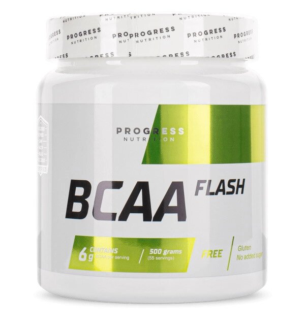 Амінокислота BCAA Progress Nutrition BCAA Flash, 500 грам Чорниця від компанії Shock km ua - фото 1