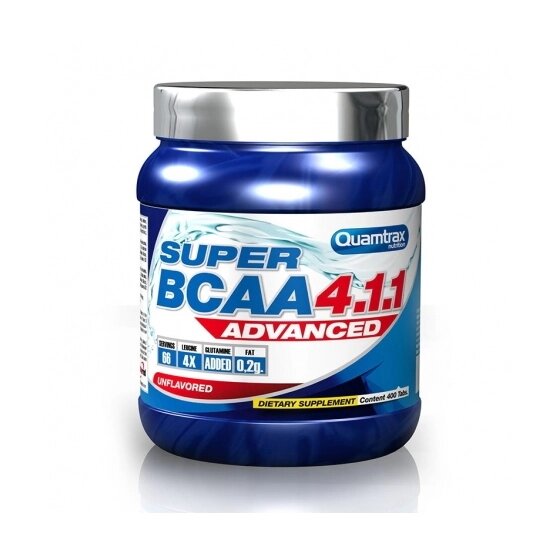 Амінокислота BCAA Quamtrax Super BCAA 4:1:1, 400 таблеток від компанії Shock km ua - фото 1