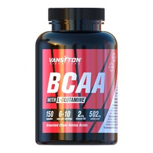 Амінокислота BCAA Vansiton BCAA, 150 капсул