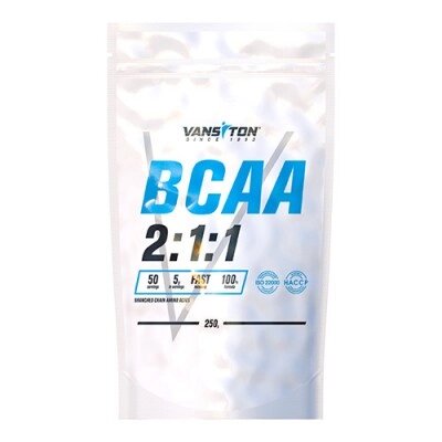 Амінокислота BCAA Vansiton ВСАА 2:1:1, 250 грам від компанії Shock km ua - фото 1