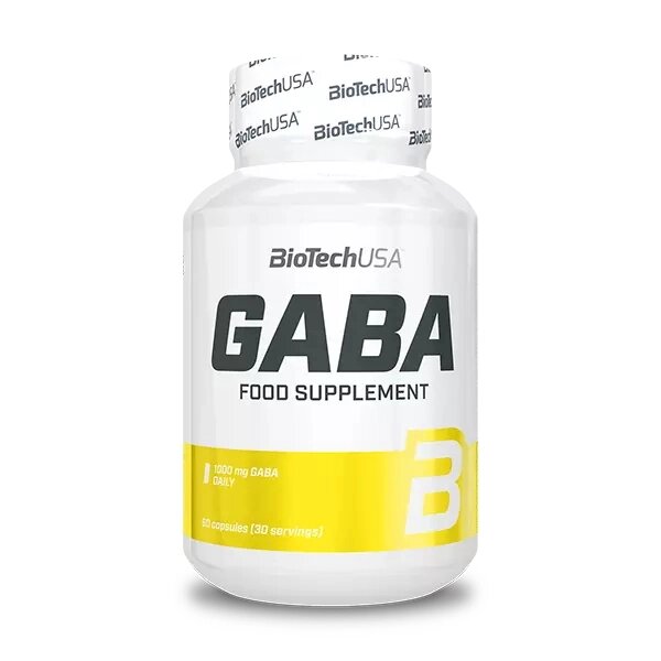 Амінокислота Biotech GABA, 60 капсул від компанії Shock km ua - фото 1