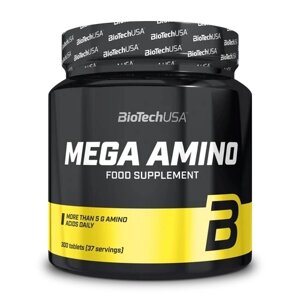Амінокислота BioTech Mega Amino, 300 таблеток