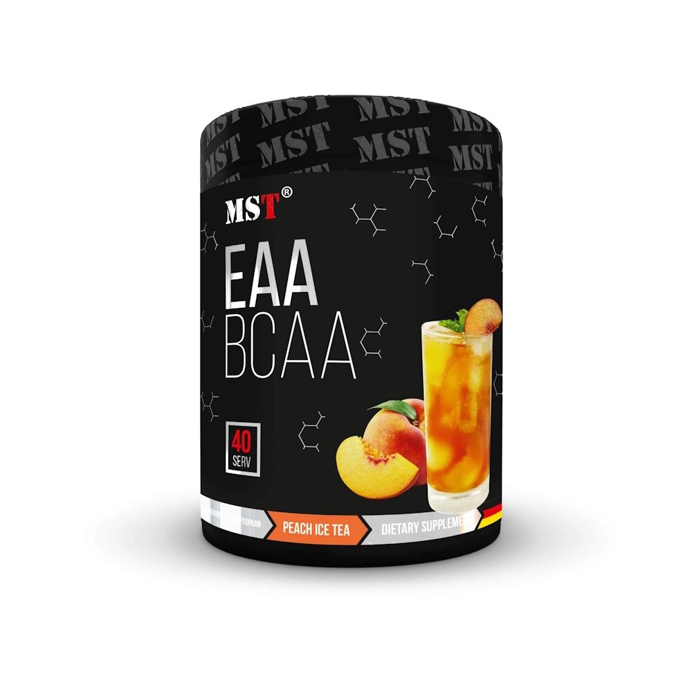 Амінокислота MST BCAA EAA Zero, 520 грам Лимонний холодний чай від компанії Shock km ua - фото 1