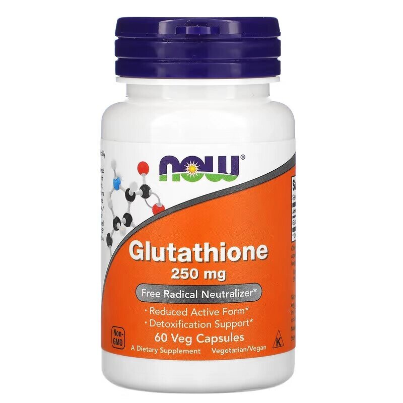 Амінокислота NOW Glutathione 250 mg, 60 вегакапсул від компанії Shock km ua - фото 1